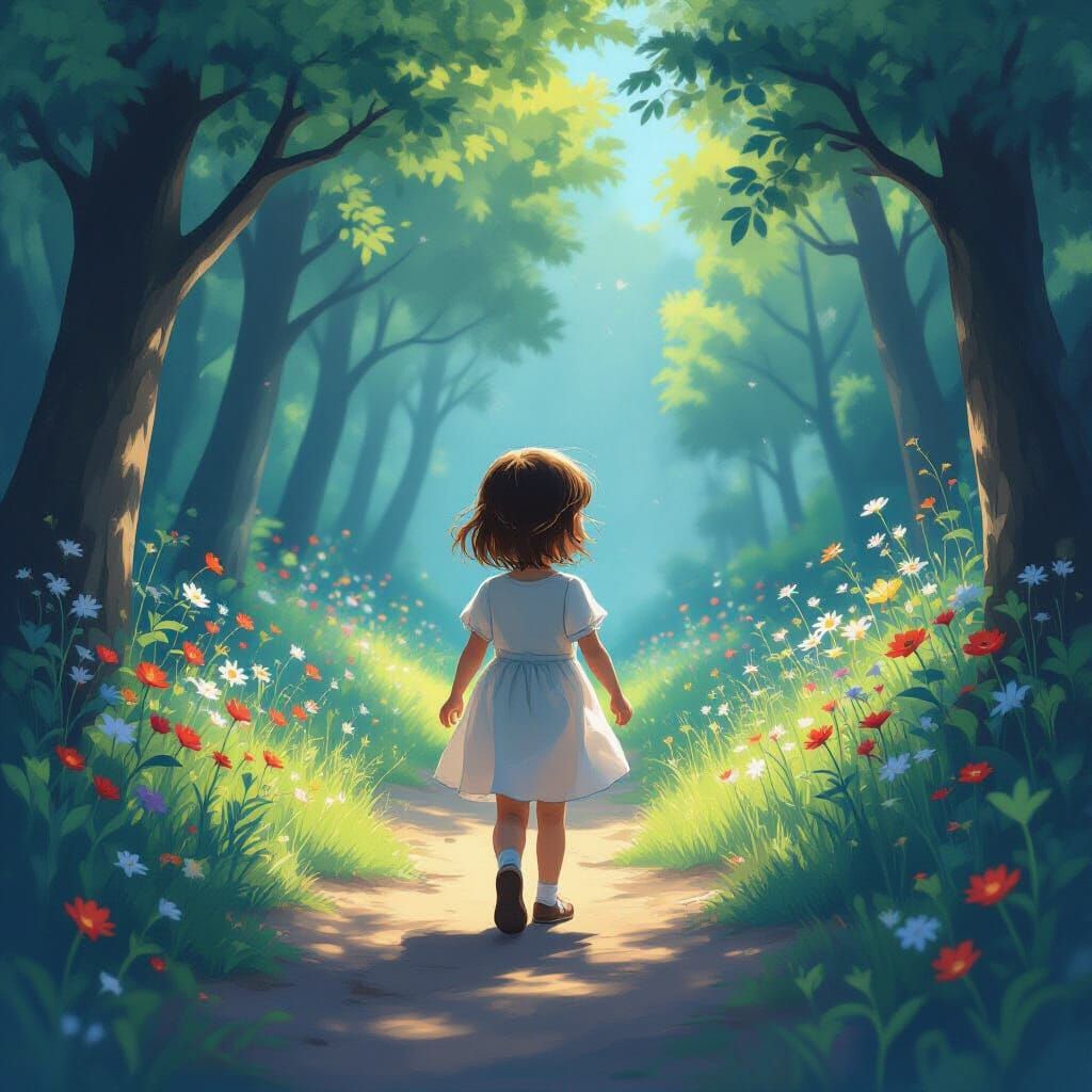 AI Generated Image Representing Innocence