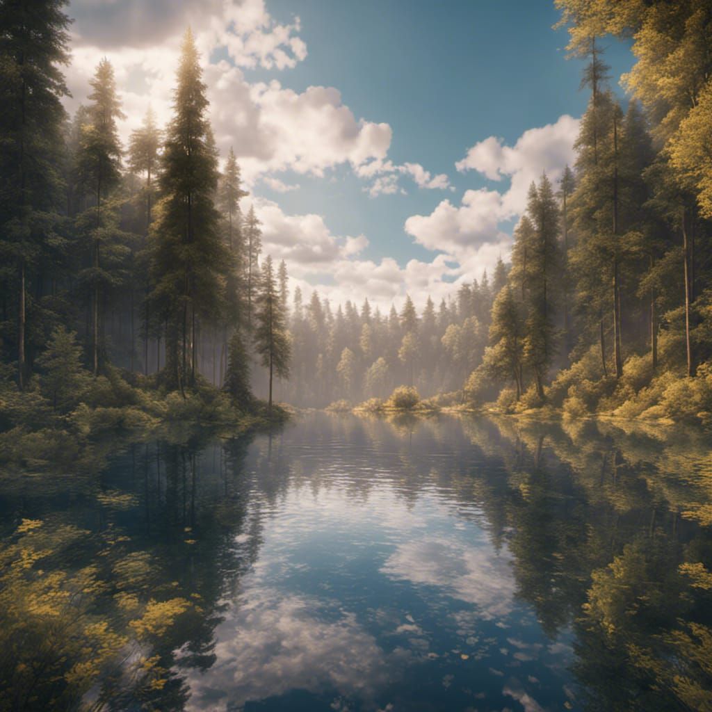 A beautiful lake