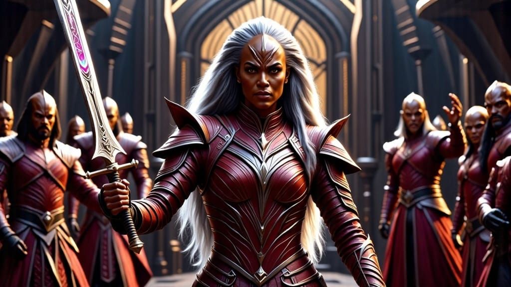 Klingon Princess Takes Command...