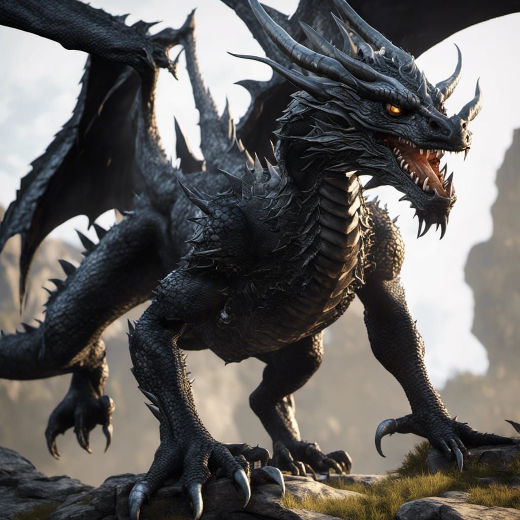 Black Obsidian Dragon