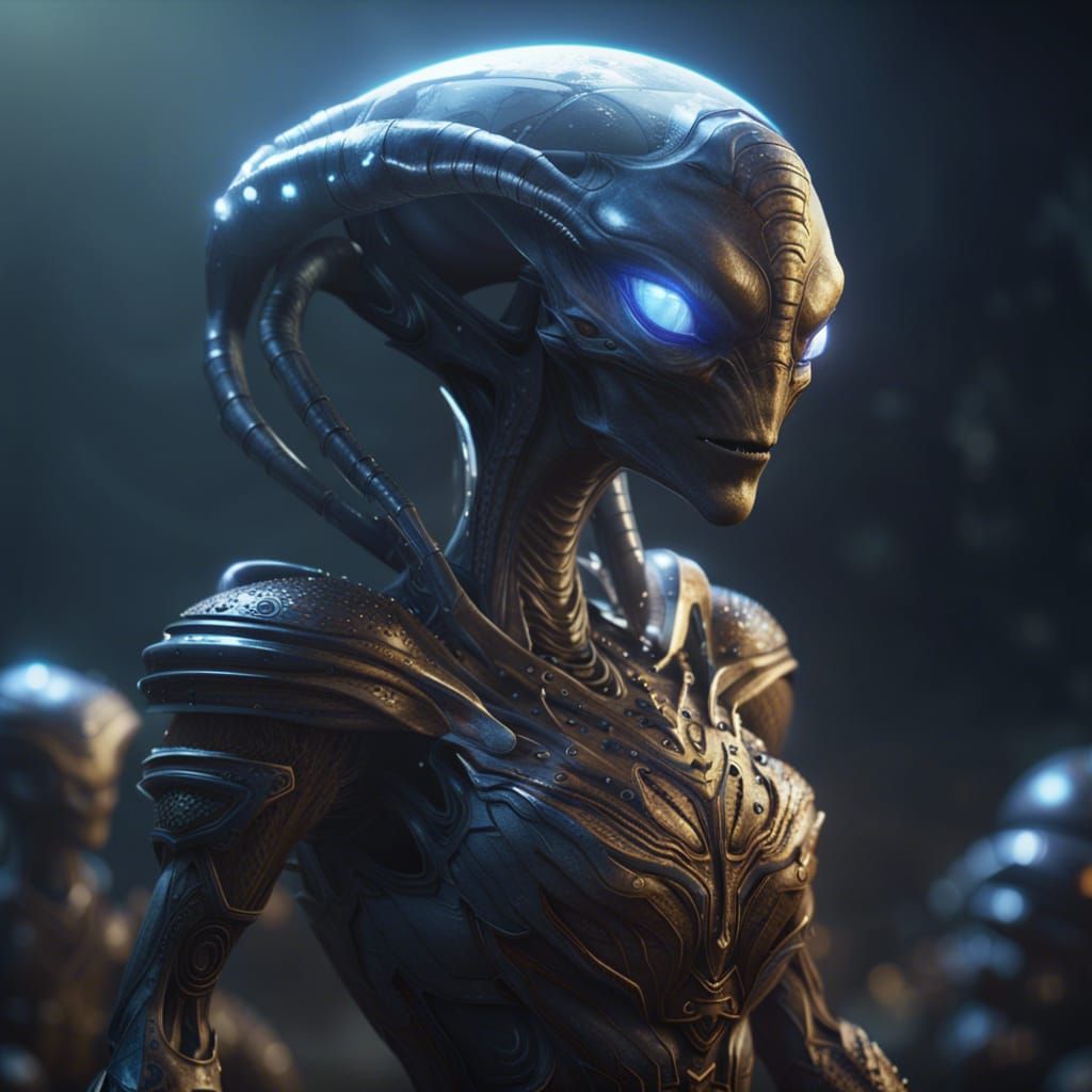Alien Queen in Hive: 3D Cinematic Rendering