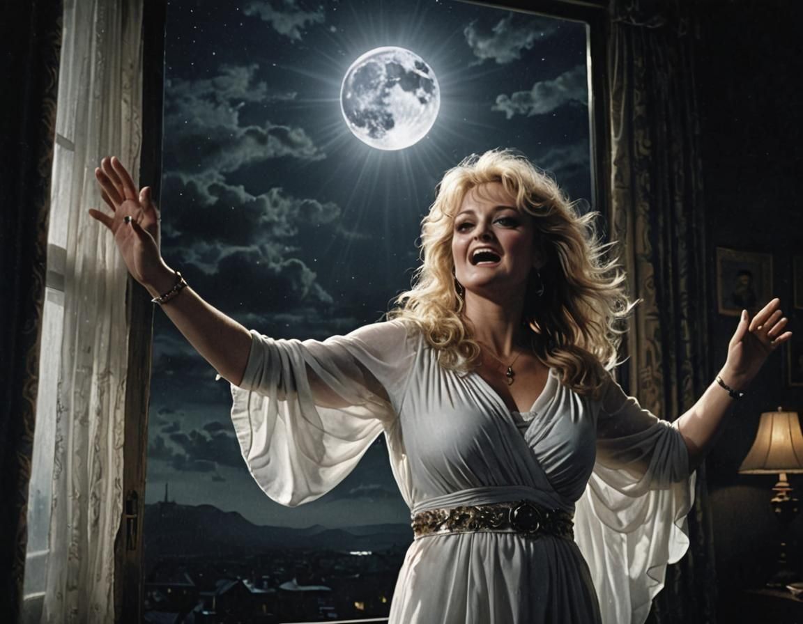 Bonnie Tyler Performs in Moonlight: Digital Matte Painting