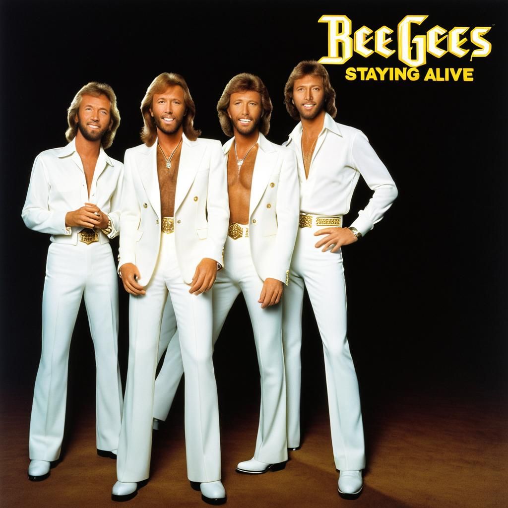 The Bee Gees Staying Alive Performance