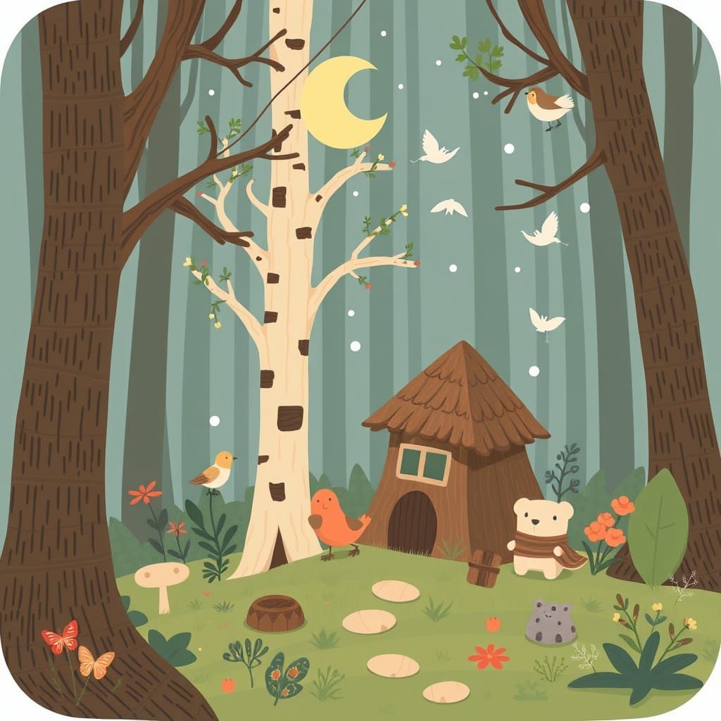 Whimsical Wooduu Creature Generated by AI