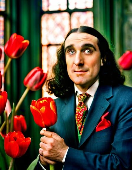 Tiny Tim - 1968 Sang "Tiptoe Through the Tulips"
