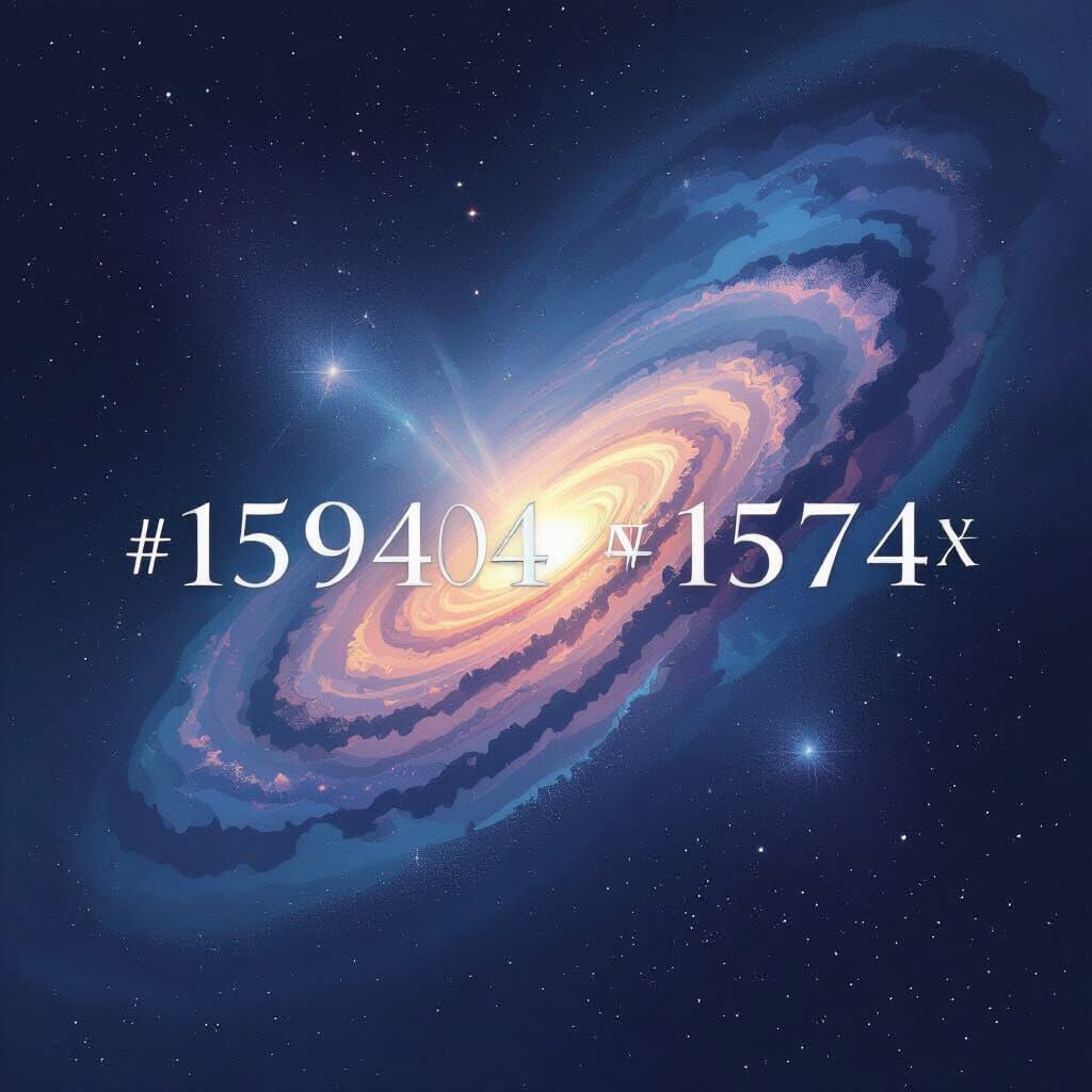 Minimalist Galaxy Book Cover Design in Blue & Purple