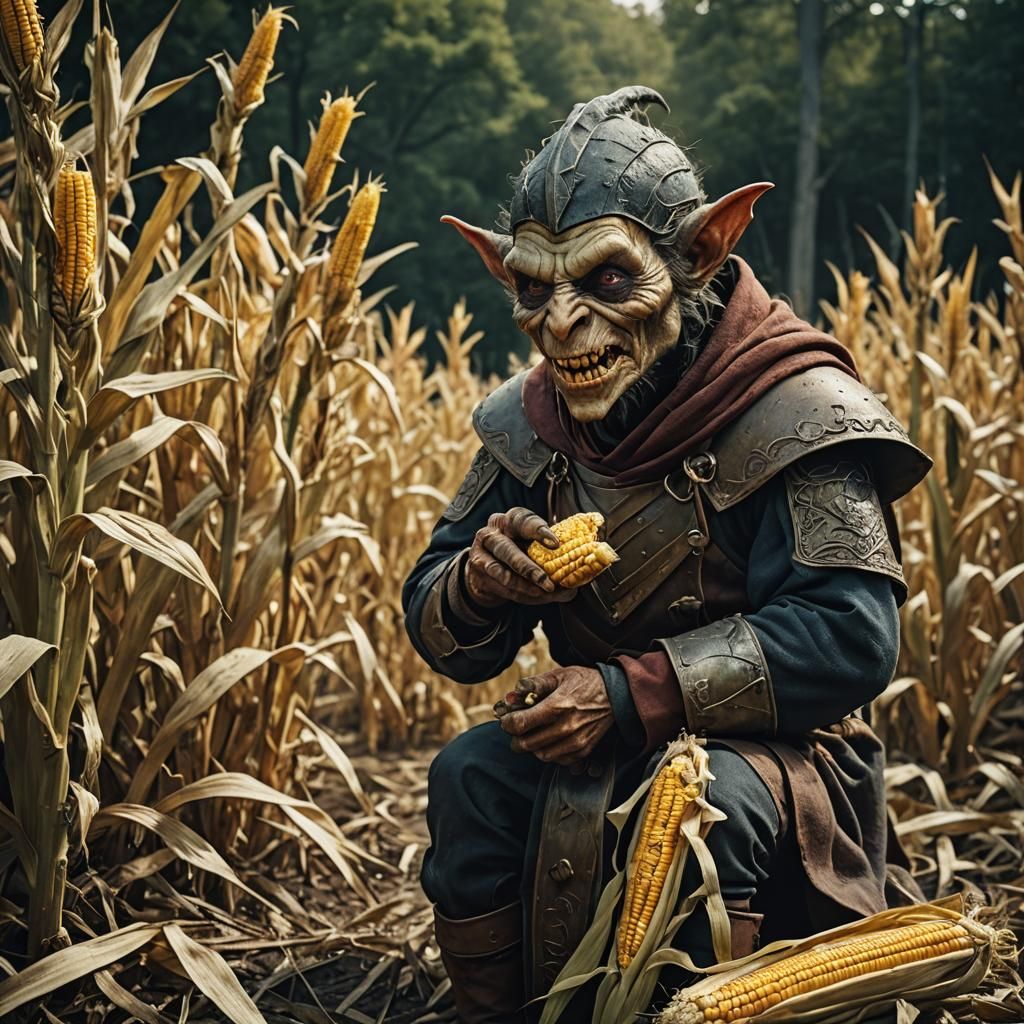 Hobgoblin Eats Corn: Cinematic Film Still