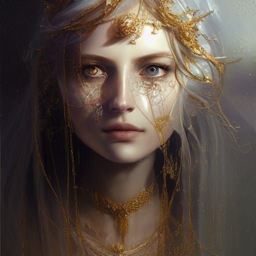 Icy Face in Film Noir Style