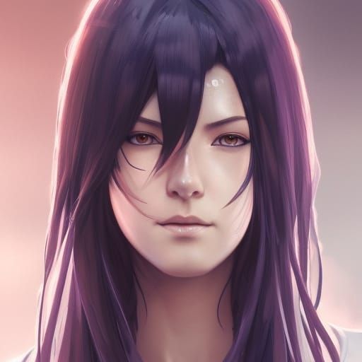 Detailed Portrait with Dynamic Lighting and Triadic Colors