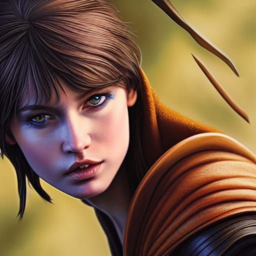 Hyper-Realistic Rogue Portrait in 8K