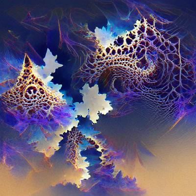 Intricate Fractal Pattern in Vivid Colors