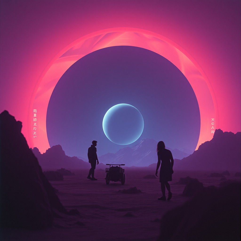 Surreal Sci-Fi Scene: 80s Experimental Movie