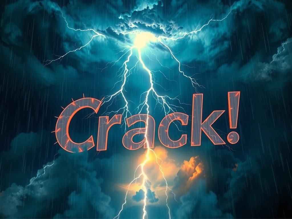 Electrifying Lightning Bolt Splits Stormy Sky