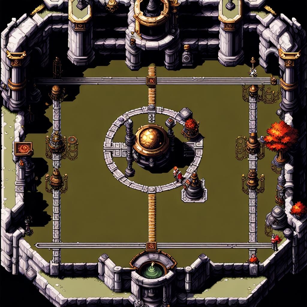 Chrono Trigger Title Screen with Pendulum