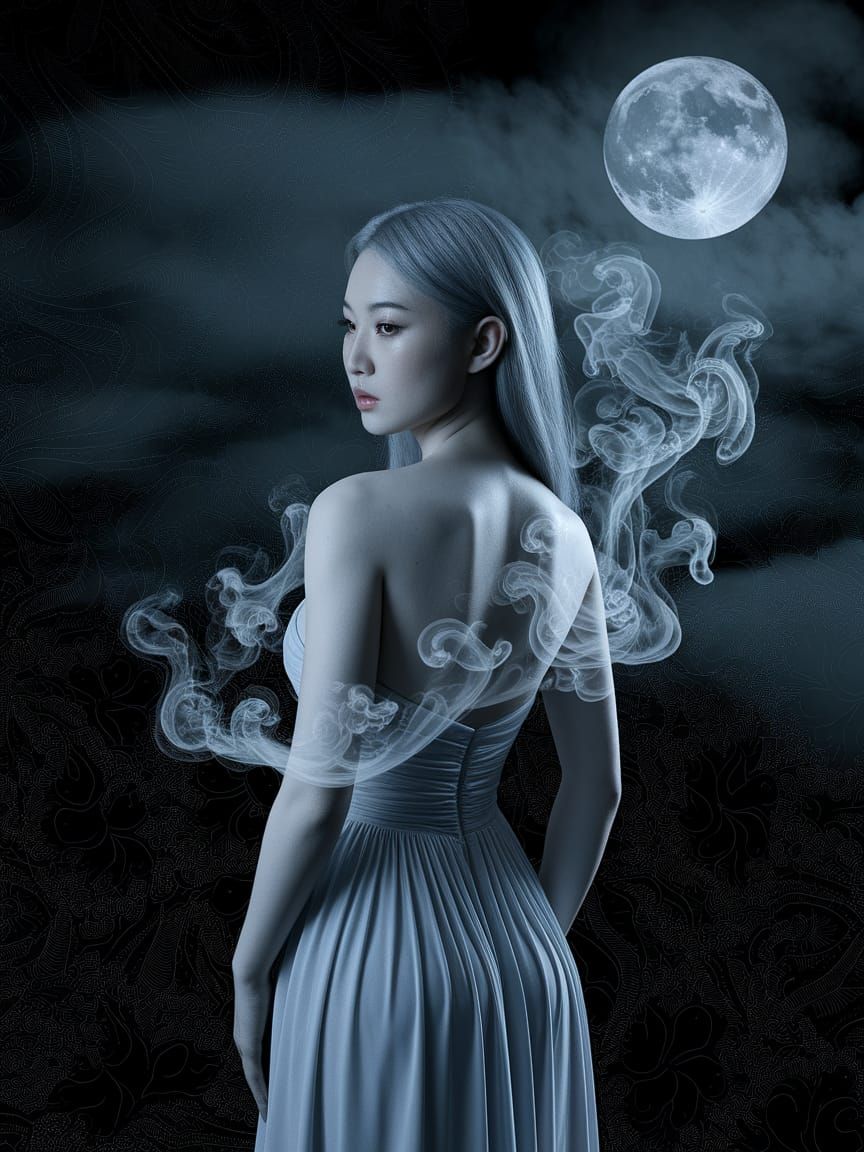 #4~"I'm just about a moonlight mile on down the road" (inspired by the Rolling Stone's song "Moonlight Mile")