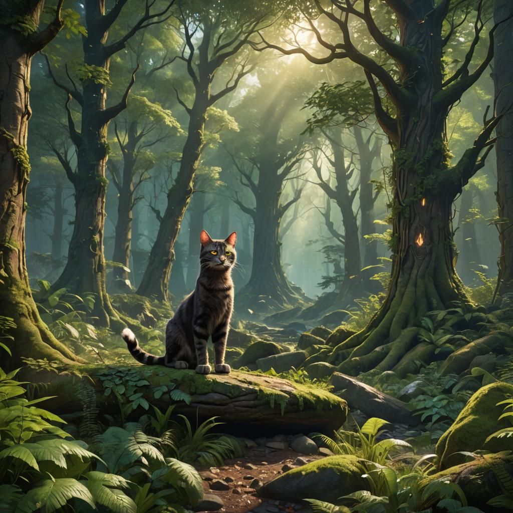 Warrior Cats: Forest Of Secrets, Detailed Matte Painting