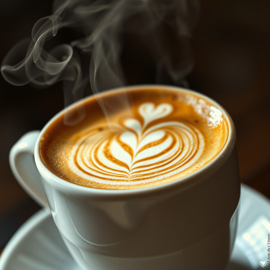 Latte Art Still Life in Dutch Masters Style