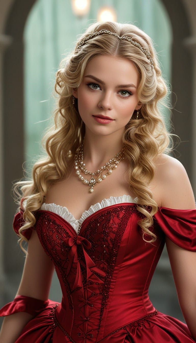 Victorian Era Countess Exudes Elegance in Bridgerton Style B...