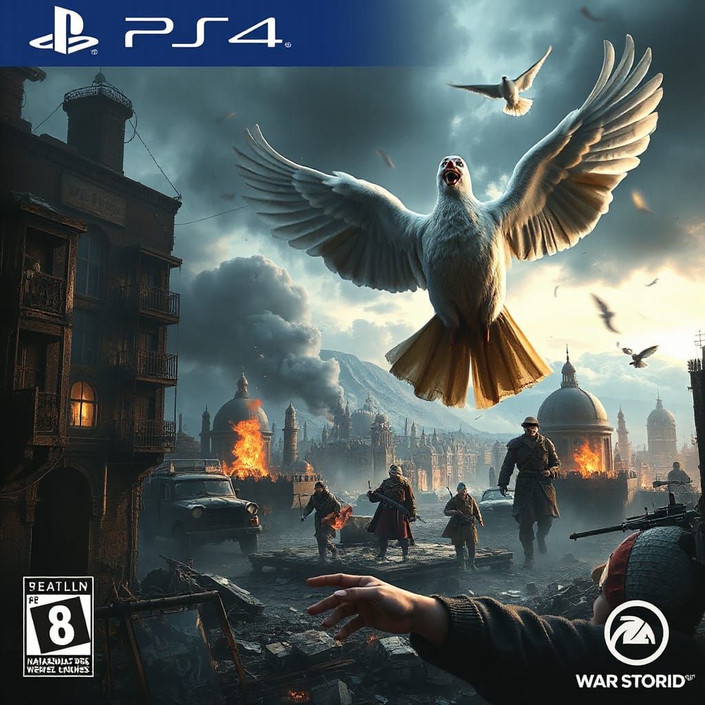 Clown and Dove Bring Peace to War-Torn City