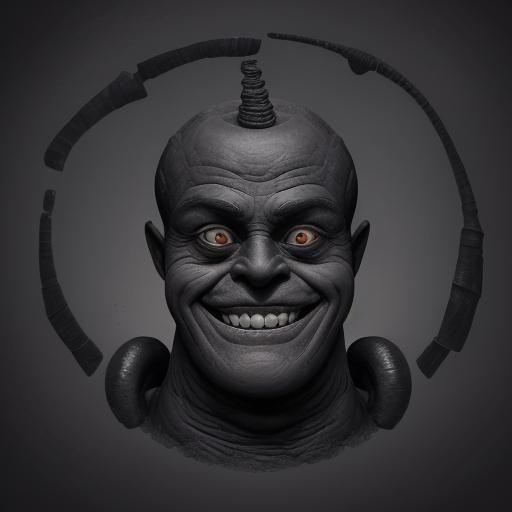 A head like a button, with eyes made of coal,
A toothy grin stretched, a mischievous soul.
His limbs, stout cylinders, s...