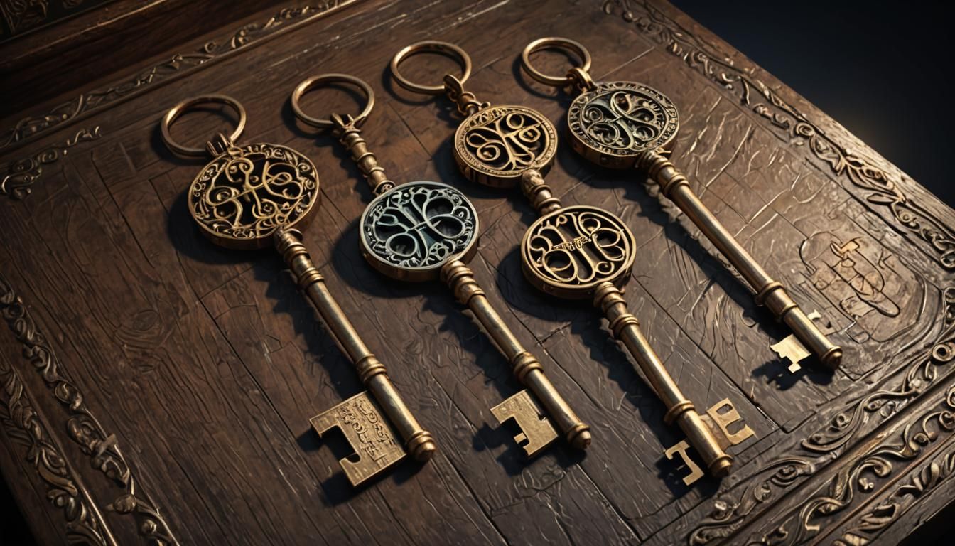 The Beatles Keys: Detailed Digital Concept Art