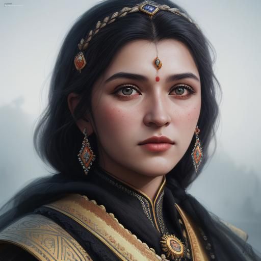 Festive Birthday Celebration in Splash Art Style