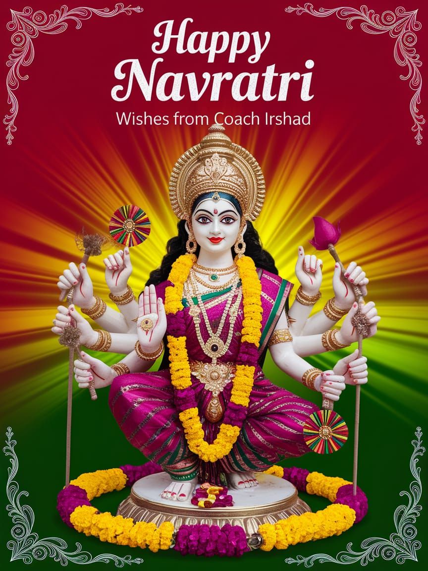 Goddess Durga Celebrated in Vibrant Navratri Festivities