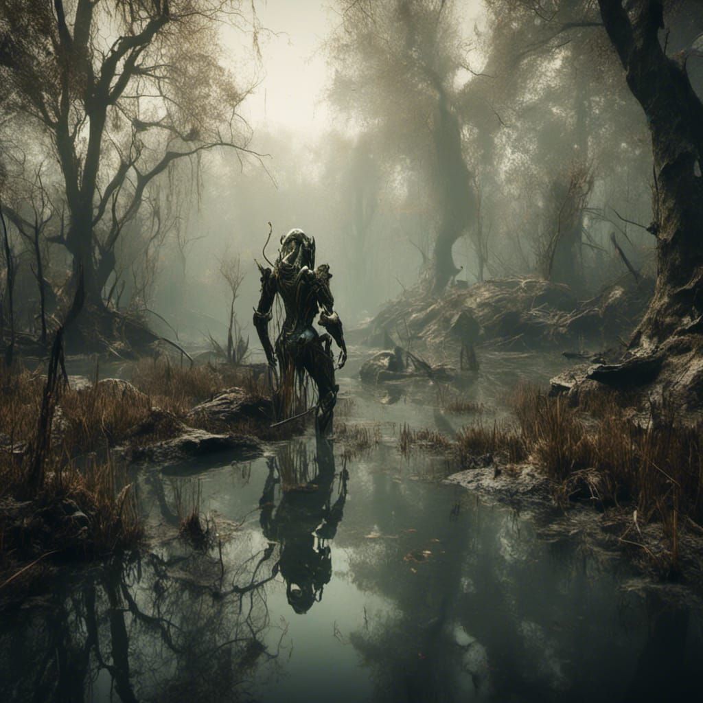Macabre Swamp Warframe Character Concept