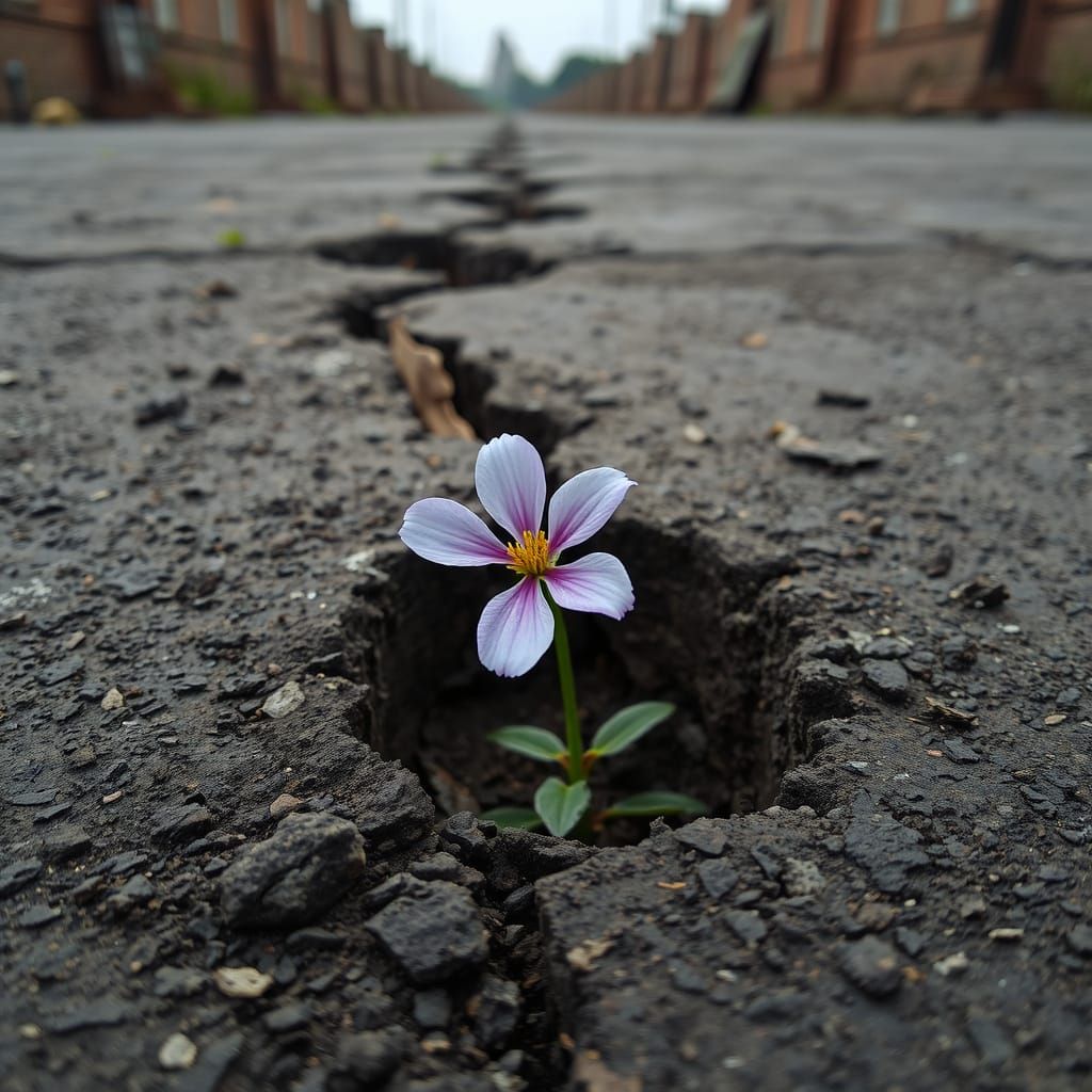 Blooming Hope Amidst Despair