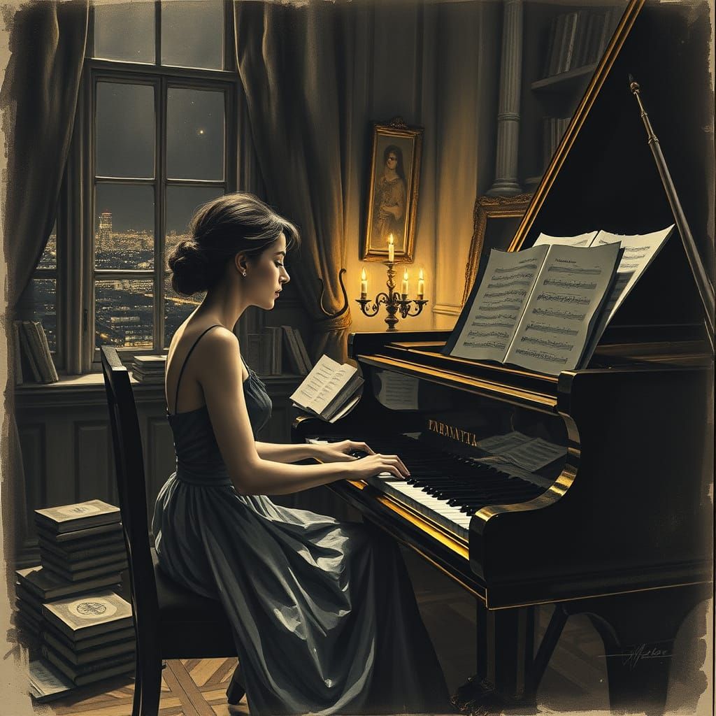 From the series: Music after dark...
