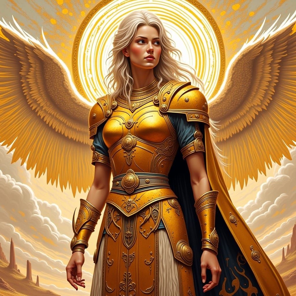 Freyja, Goddess of Love and War in Armor