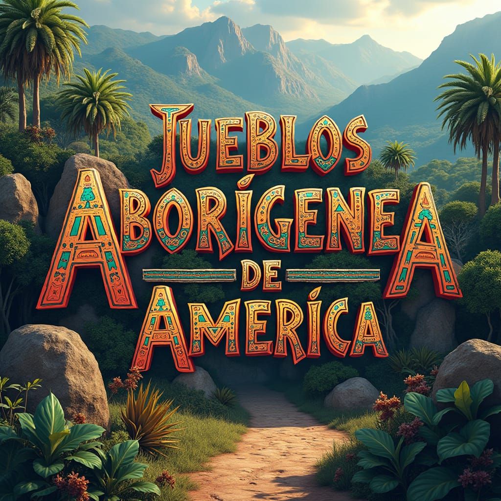 Pueblos Aborígenes de América: A Digital Matte Painting