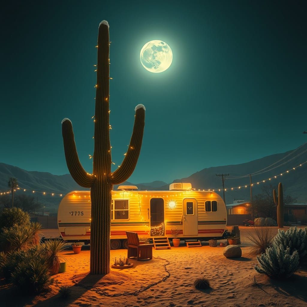 Christmas Eve Under Desert Stars