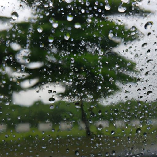 AI Generated Image of a Rainy Day