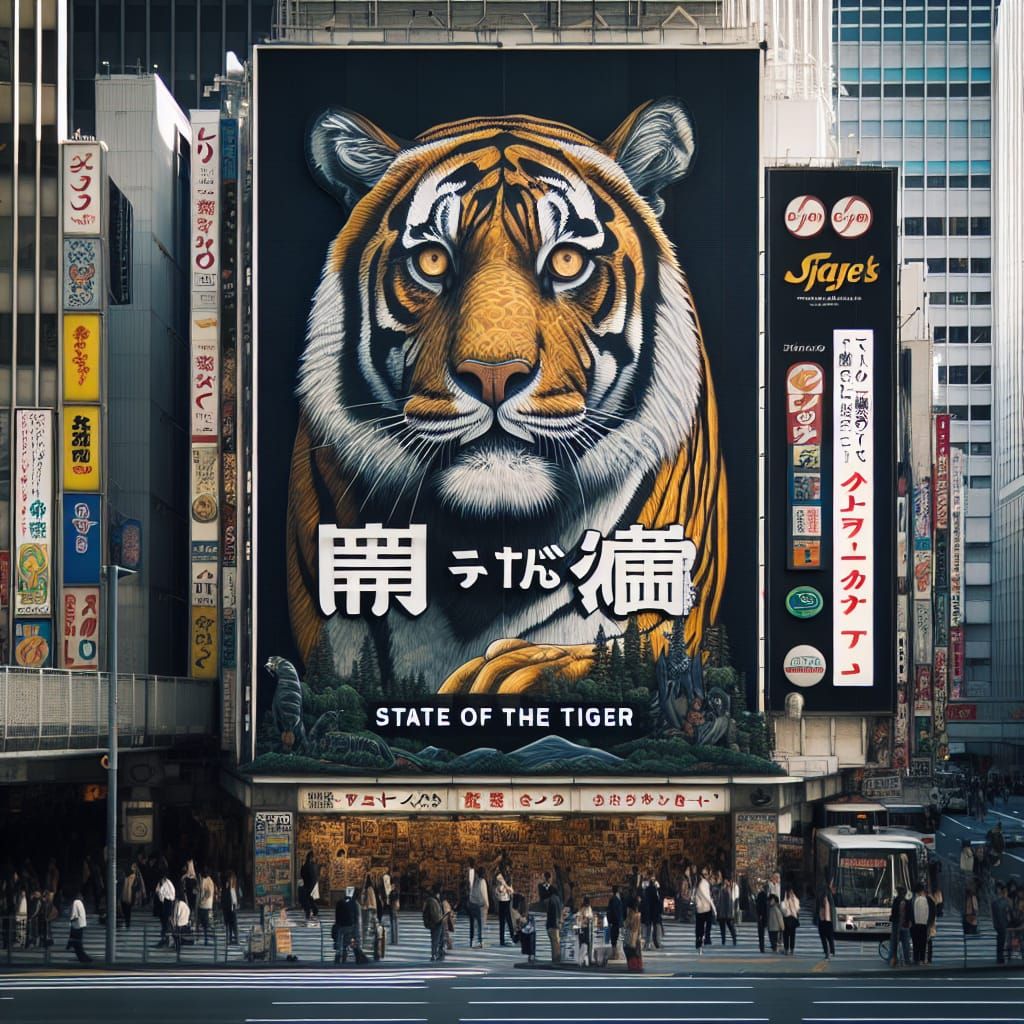 Majestic Tiger Portrait: State of Nature