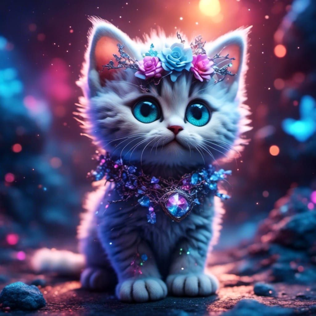 Cool 'Night Sparkle' Kitten