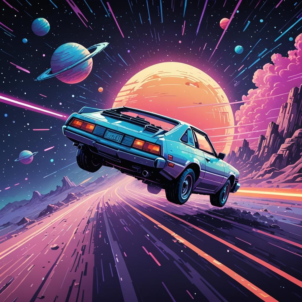 Racing to the Death Star (eurobeat intensifies)