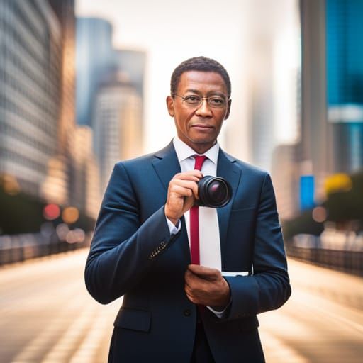 Entrepreneur Portrait: Professional Photography with Bokeh