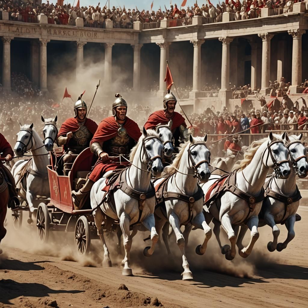 Ben Hur Chariot Race in Circus Maximus