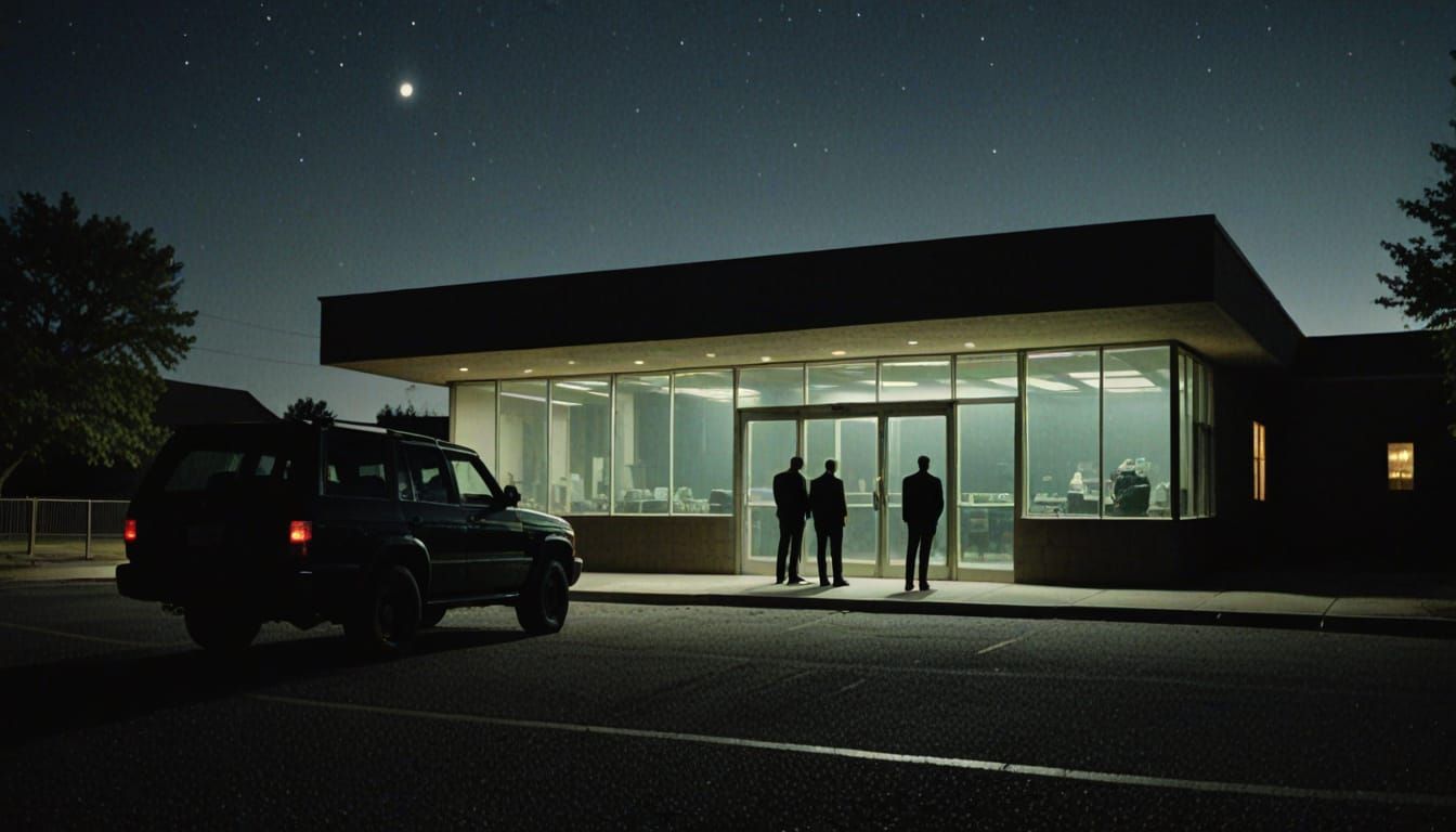Men in Black at Roswell Visitors Center