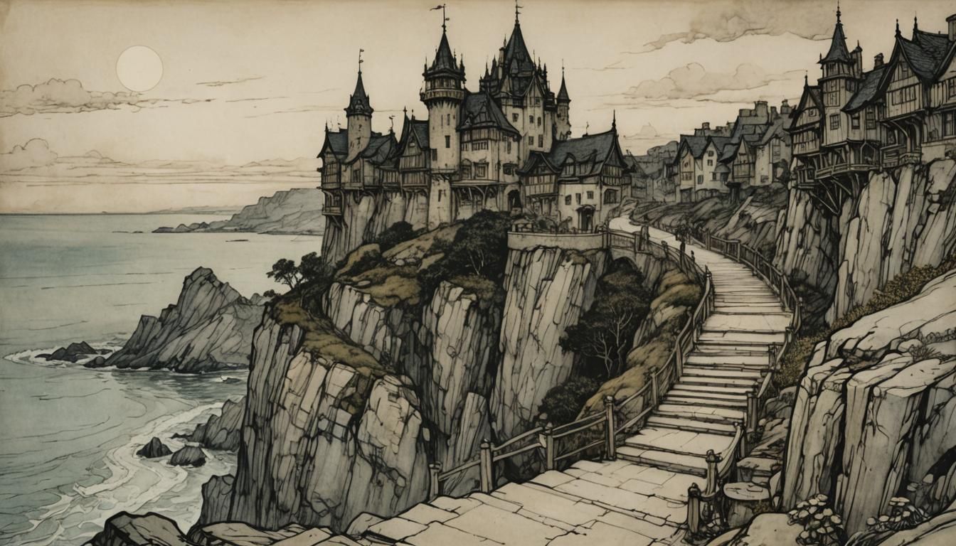 Invisible Cities: A City Of Stairs On A Half-Moon Bay