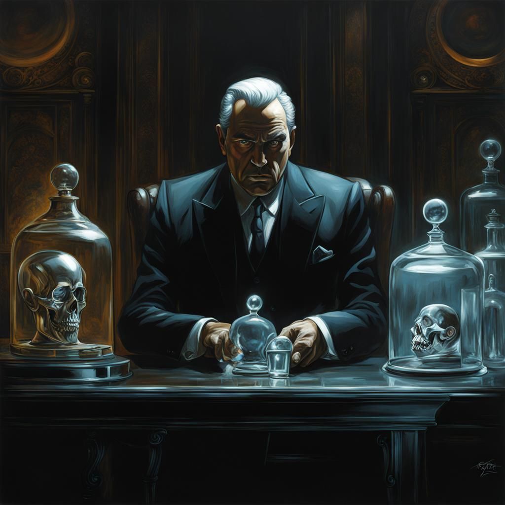 Sinister Glass Man by Greg Rutkowski