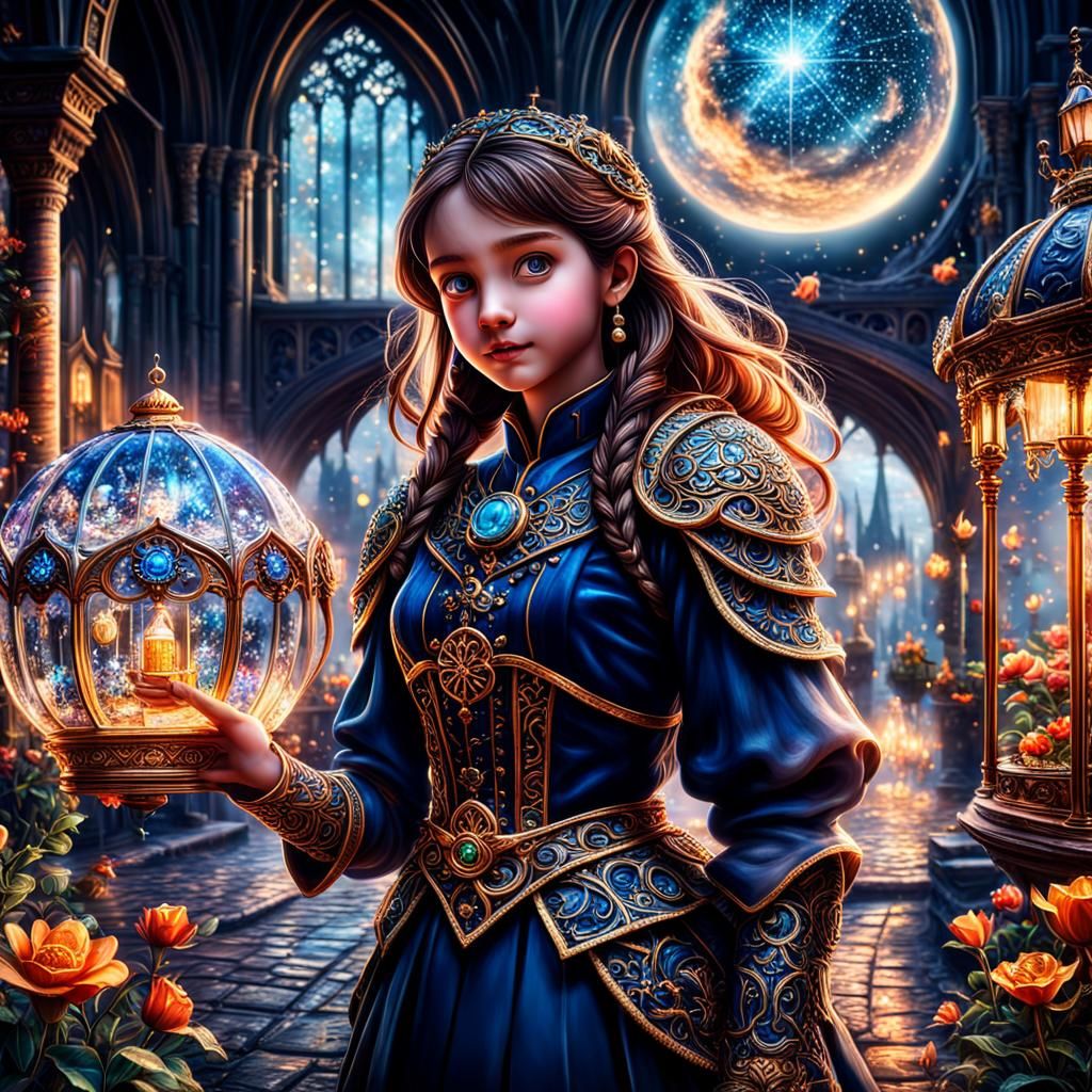 Sparkling Magical Wonder with Intricate Details