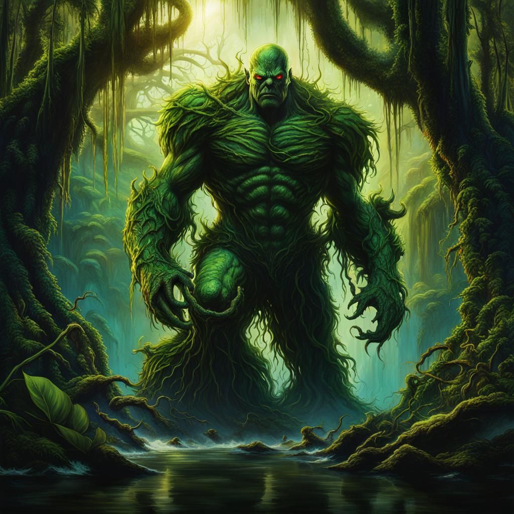 b movie poster swampthing