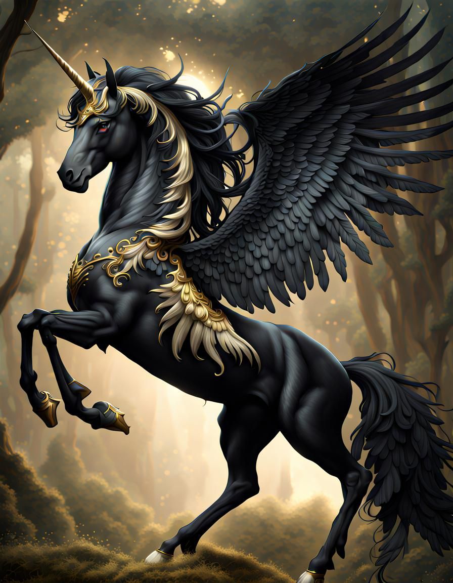 Shadow Dancer - Black Alicorn