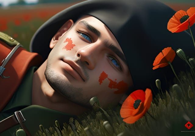 Red Poppies Bloom at Monte Cassino