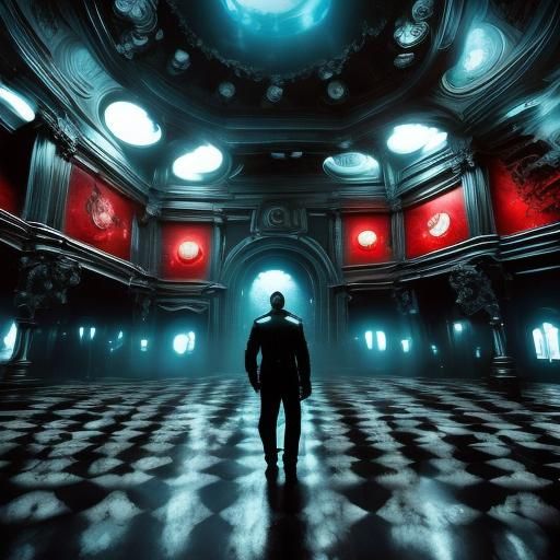 Spirits Interact on Space Station in Rococo-Horrorcore