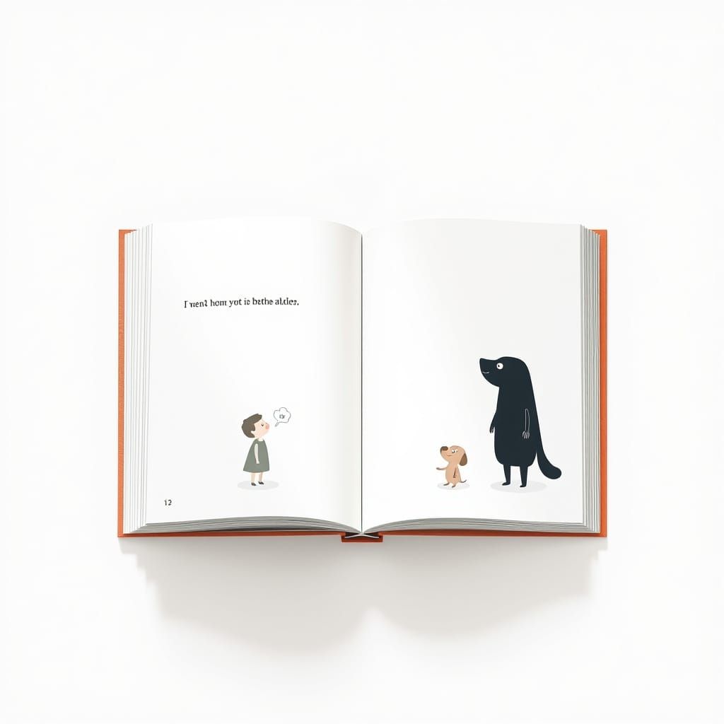 Minimalist Storybook Characters in Vector Style