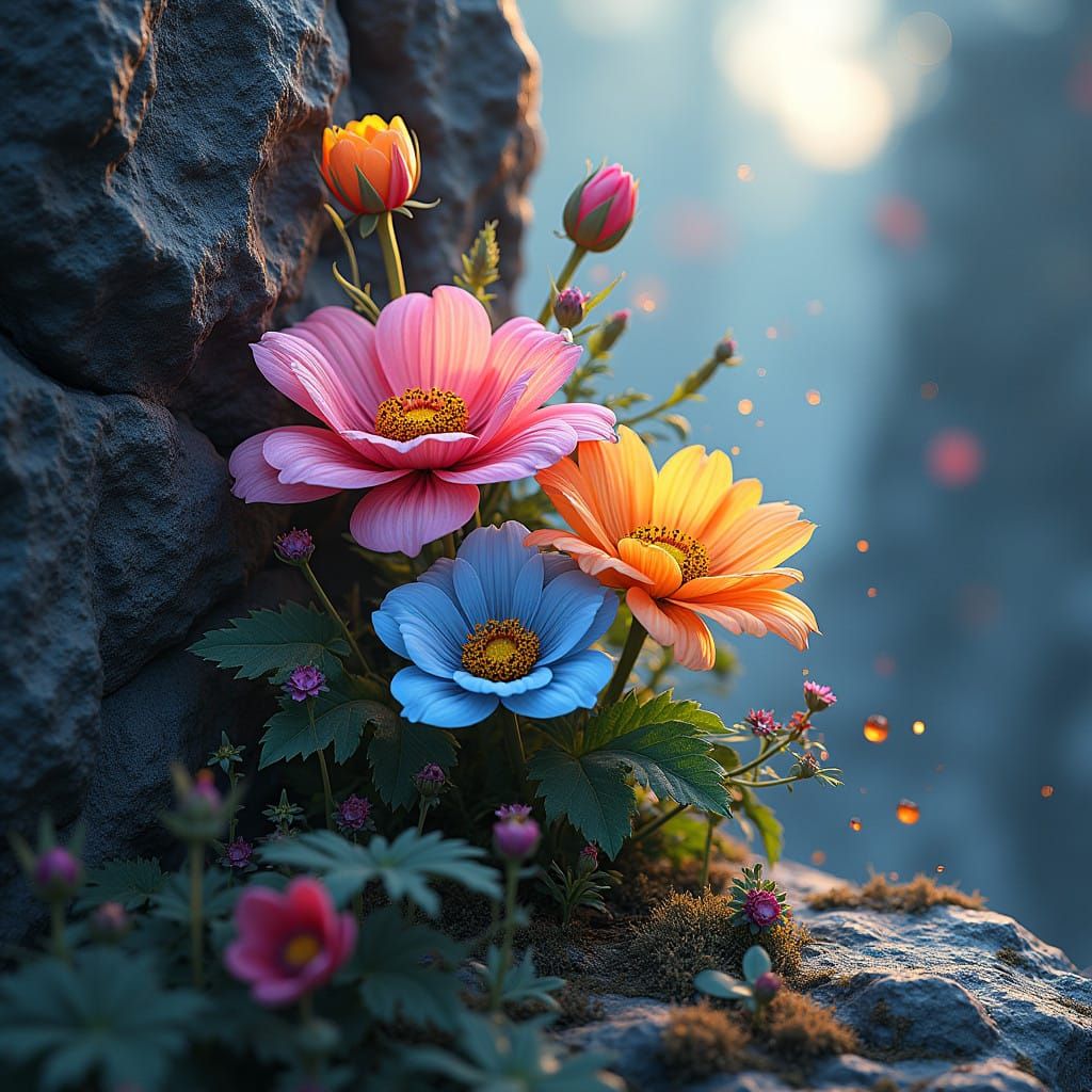Blooming Resilience Amidst Urban Decay