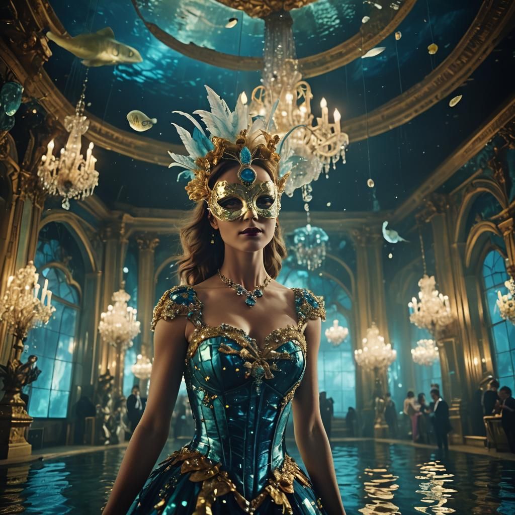 Underwater Masquerade Ball in Crystal Palace